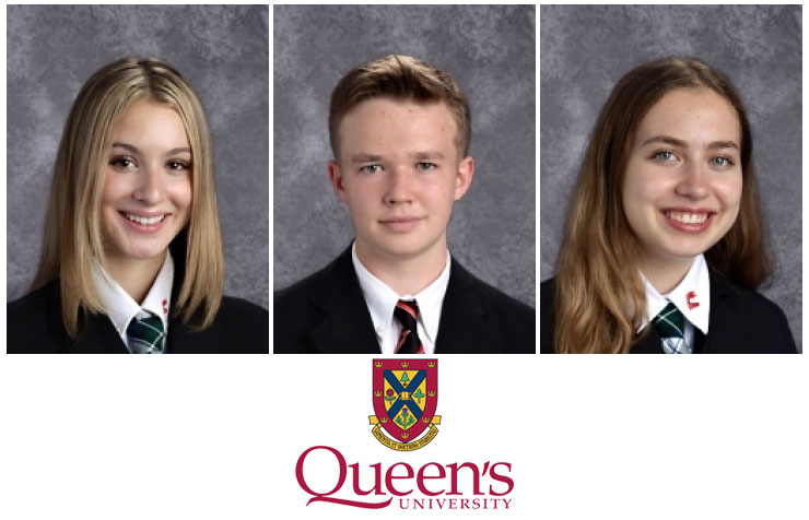 Some people take their time deciding... Congratulations to these additional Graduates heading to Queen's: Abbie and Ally, who are going into Commerce, and Ben, who will be studying Engineering!
