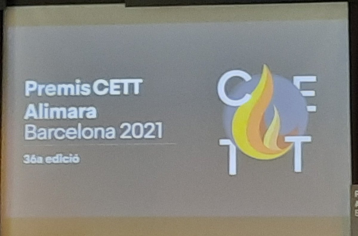 Encantada de poder estar en els premis CETT 2021!!!