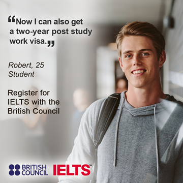 ghBritish's tweet photo. The UK government has announced a two-year post-study work visa for all international students.
Register for IELTS with the British Council & make your dream of studying & working abroad come true.
To book your test, visit – https://t.co/ONCYy0DeT0
#ExploreWithBritishCouncil https://t.co/zgPyLI7S9O