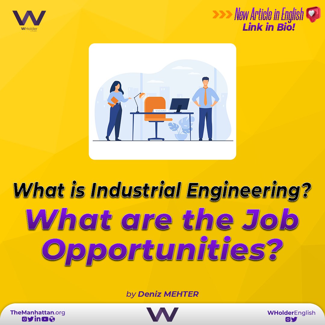 enthemanhattan's tweet photo. In this writing we talked about Industrial Engineering and available job positions for It's candidates. For people who are interested in this line of work don't forget to chack our other writings related to Industrial Engineering as well https://t.co/tT2VnuASM5