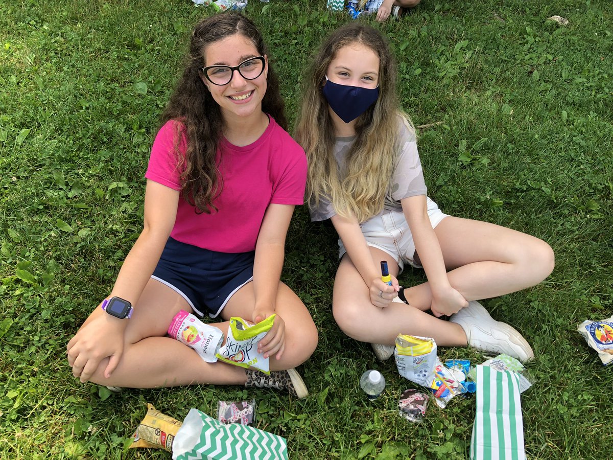 Enjoying the sun and celebrating each other on our last day of school eve!