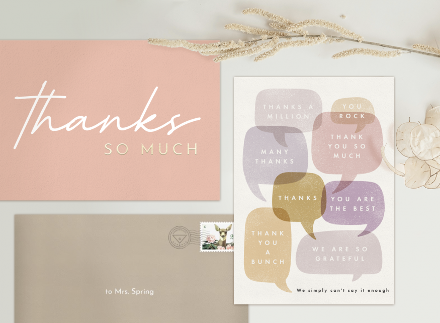 Greenvelope's tweet photo. To help you write the perfect thank you card for teachers, we’ve brought together our best tips and wording ideas — plus some thoughtful teacher gift ideas too.  https://t.co/avLCXfn6Po https://t.co/iNnUTuTC0c