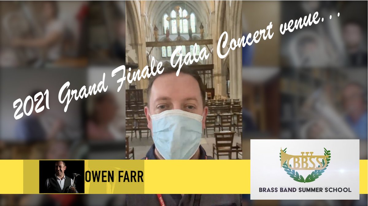 Our star horn tutor @owenfarr reveals the BBSS Concert venue for 2021! LINK: youtu.be/4CqFRMcSEr8 #35thAnniversaryCourse @childseuphonium  @bonesapart @TheFaireyBand @Tommytwit87 @BessonLondon @HGateBrassBand @BrassBandsEng @4barsrest @BB1887 @BBWMagazine @All4Brass