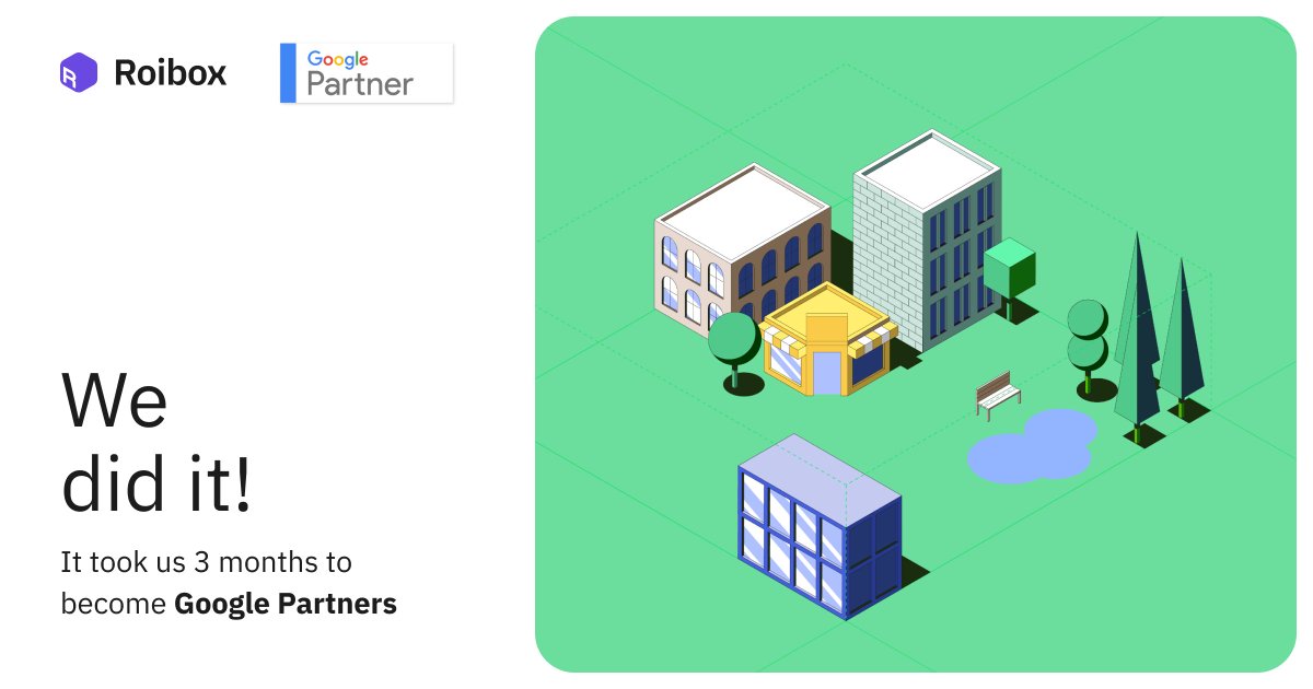 Hey, we have some great news to share!🙌
Since yesterday, we are official partners of Google!🥳
#GooglePartners #digitalmarketing #Roibox #startup #digitaladvertising #adtech #GoogleAds #ThinkInsideTheBox