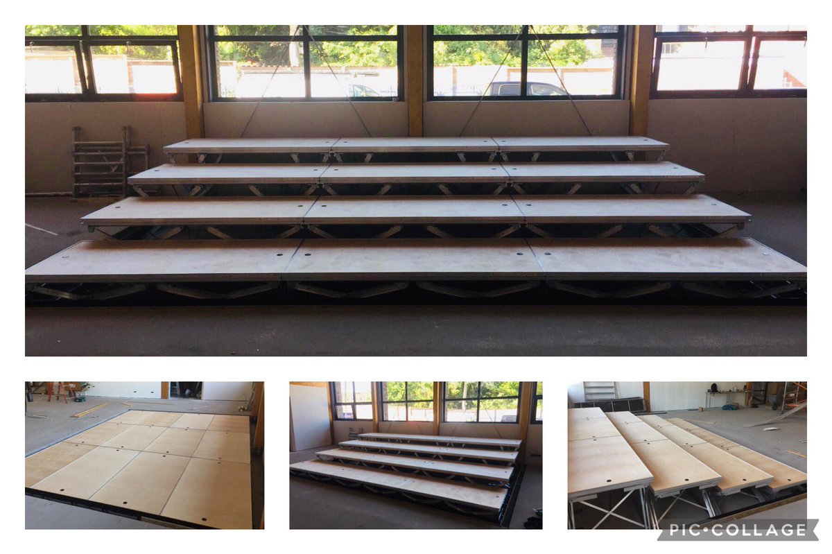 Dag 4 😀
De klus is geklaard. Vandaag het Airstage podium opgeleverd en overgedragen aan een tevreden opdrachtgever. Dankjewel RotsBouw voor deze leuke opdracht, het vertrouwen en de fijne samenwerking.
#podium #airstage #multifunctionelevloer #RotsBouw #NUTSschoolOldenzaal