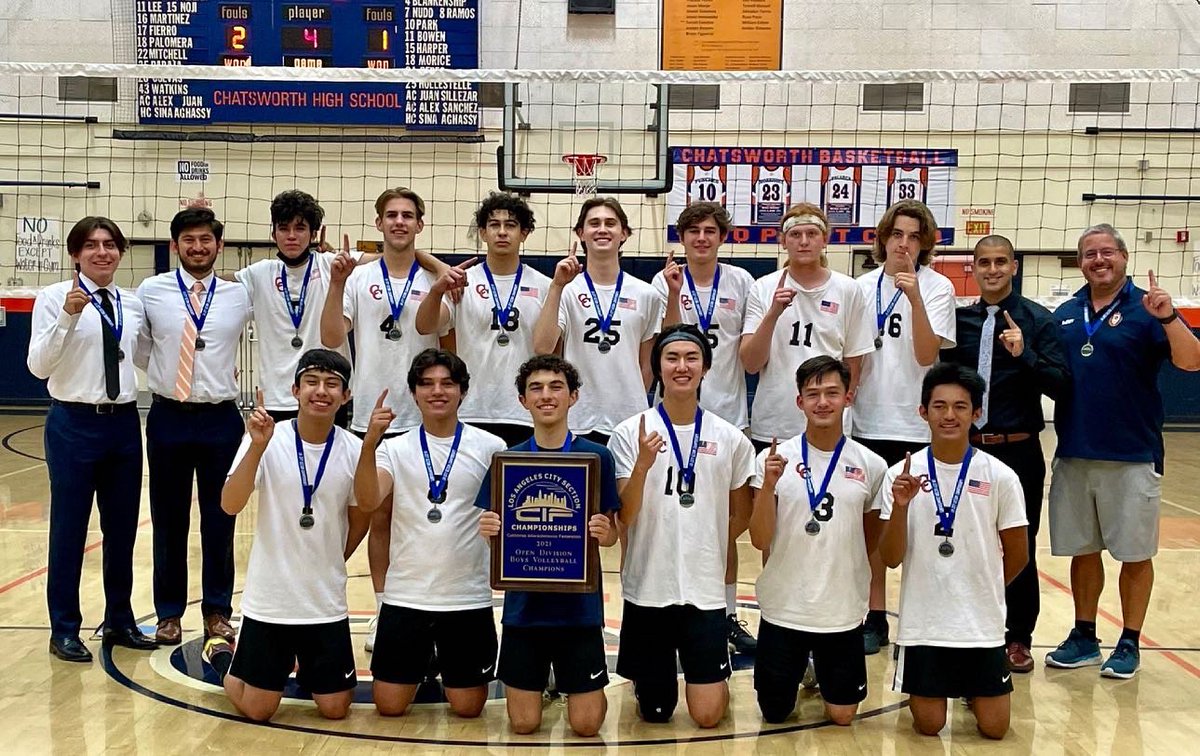 SC Legends VBC (@sclegendsvbc) on Twitter photo Congrats to <a href="/ChatsworthVB/">Chatsworth VB</a> along w/ Franco Morice, Justin Nudd, Luke Hollestelle, Ben Harper (18-Elite), Jacob Peres (16-Elite), Juan Siliezar, Alex Sanchez (Coaches) & Sina Aghassy (Club Director) on their <a href="/CIFLACS/">CIF LA City Section</a> Open Div. Championship!
Can’t express how proud we are!!🏆🏐🔥 Congrats to <a href="/ChatsworthVB/">Chatsworth VB</a> along w/ Franco Morice, Justin Nudd, Luke Hollestelle, Ben Harper (18-Elite), Jacob Peres (16-Elite), Juan Siliezar, Alex Sanchez (Coaches) & Sina Aghassy (Club Director) on their <a href="/CIFLACS/">CIF LA City Section</a> Open Div. Championship!
Can’t express how proud we are!!🏆🏐🔥