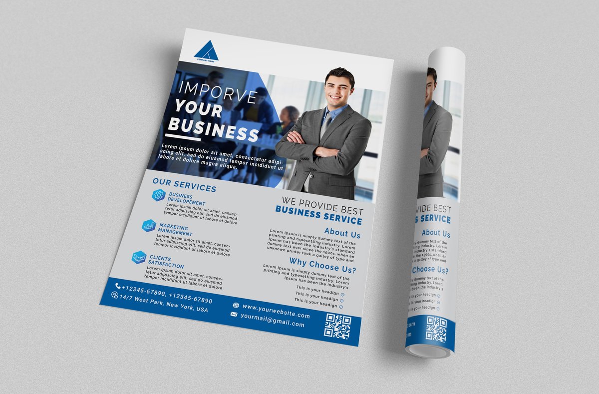 designeer_pro's tweet photo. Corporate Business Flyer Design
Hello,
I am a professional for any kind of print add design. And this is especially for FLYER DESIGN to make effective business or promotion. Feel free to contact me if you have any questions.

Thanks and Regards
Sheam Hossan

#graphicdesign https://t.co/EWdmdOMX4m