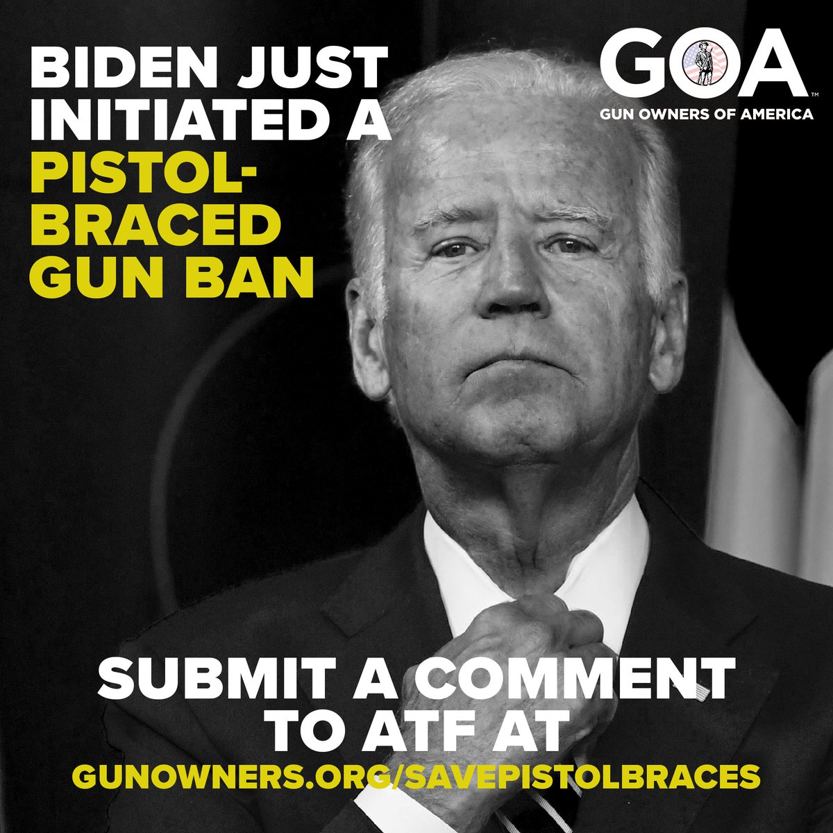 GunOwners's tweet photo. 🚨TAKE ACTION to stop the ATF's Pistol-Braced Gun Ban⤵️

https://t.co/G7GCgmg8nz https://t.co/XYmUAkvZFB