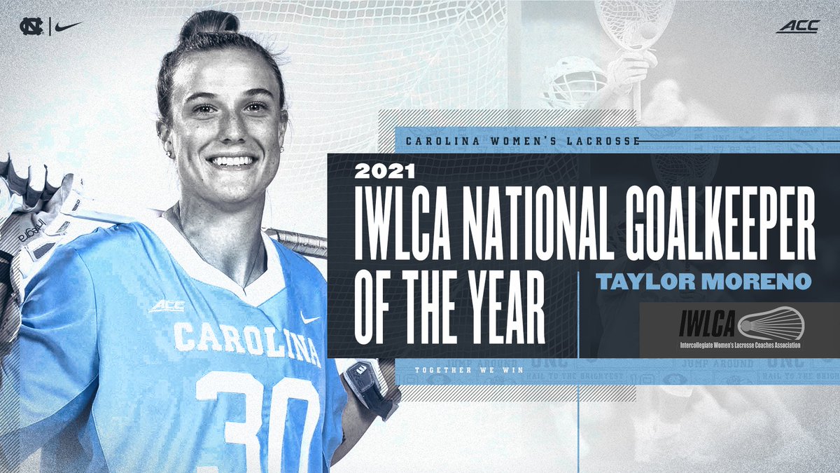 Huge congrats to <a href="/IWLCA/">IWLCA</a> National Goalkeeper of the Year Taylor Moreno!

bit.ly/3cxMjo0

#GoHeels | 🐏🥍🏆👏