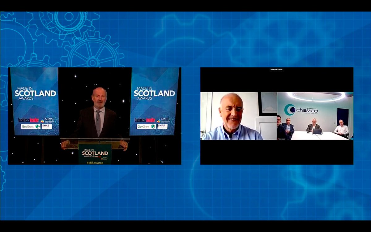 oauk's tweet photo. Great to see two fab Scottish exporters flying the #employeeownership flag at the #MiSawards @Insidermag Pipped at the post, @ClansmanD @ChemcoInt https://t.co/7jAOyrp3FA