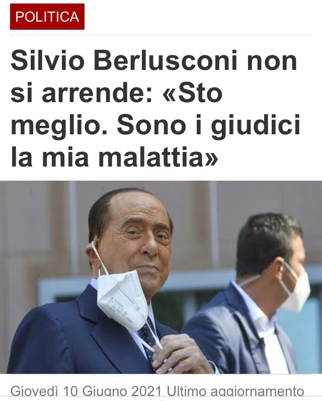 avantibionda's tweet photo. Ma guarda un po’?
Pensare che il dubbio che fosse solo questa la tua “malattia” lo avevamo tutti.
Anche la certezza che, nel tempo, hai sempre trovato le “cure” più ignobili e false per evitarla.
#Berlusconi https://t.co/uVg3nbfjbV
