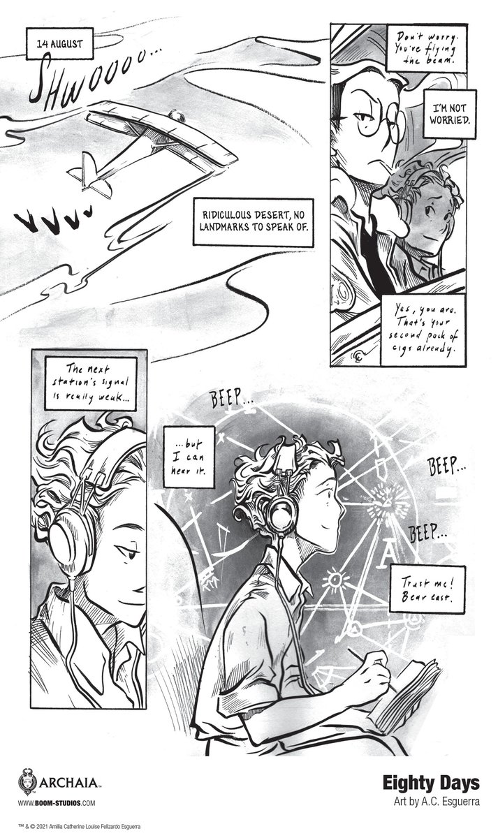boomstudios's tweet photo. We’ve got a First Look at @blueludebar’s EIGHTY DAYS! A new original graphic novel from the winner of the 2016 PRISM Comics Queer Press Grant! In shops 9/1 and anywhere books are sold 9/7! Learn more: https://t.co/3mhBN2PIey

#EightyDays #Pride #BoomStudios #Archaia https://t.co/BKXZp1JDYj
