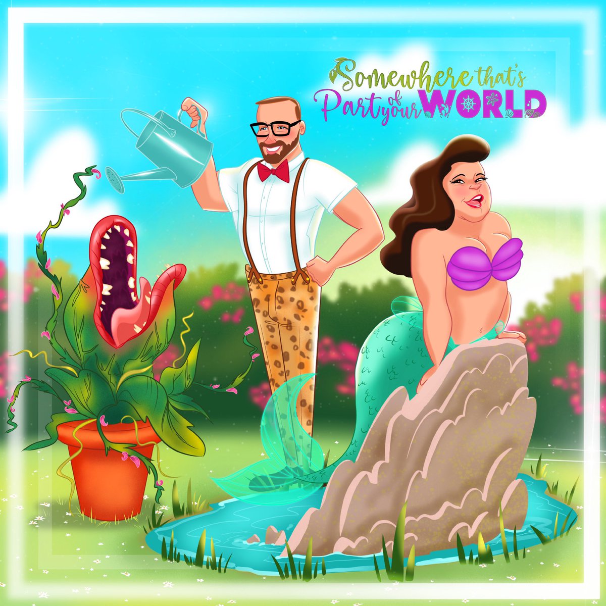 Hi. These two songs sound like each other. A few years ago we made a mashup. Now it’s recorded…. 
OMG ENJOY “Somewhere that’s Part of your World!” 
Click the link below…We love you!!! 
music.apple.com/us/album/somew…