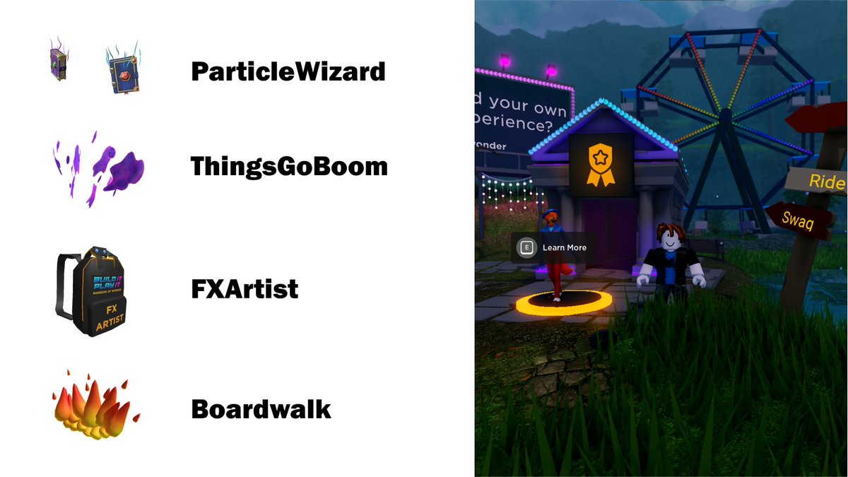 Bloxy News On Twitter The Build It Play It Mansion Of Wonder Challenge Is Out Now You Can Redeem 4 Free Items By Heading Into The Experience And Redeeming The Following Codes - roblox free build