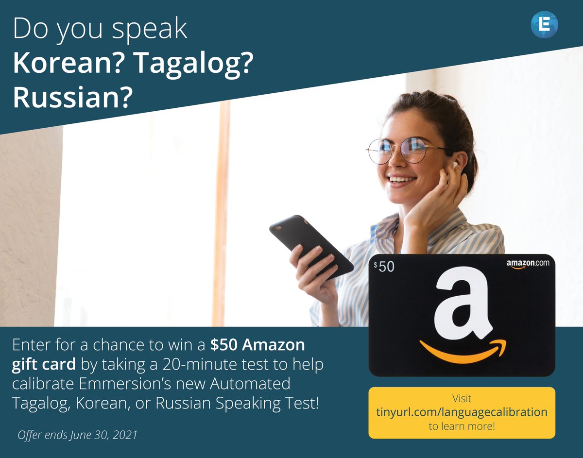 As a part of our mission, we are in the process of calibrating our #Korean, #Tagalog, and #Russian speaking assessments, and we would love your help! If you speak any of these languages at any level, click here: tinyurl.com/languagecalibr…. #korea #philippines #russia