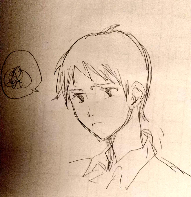 やっぱりシンジくんが1番描きにくい………… 