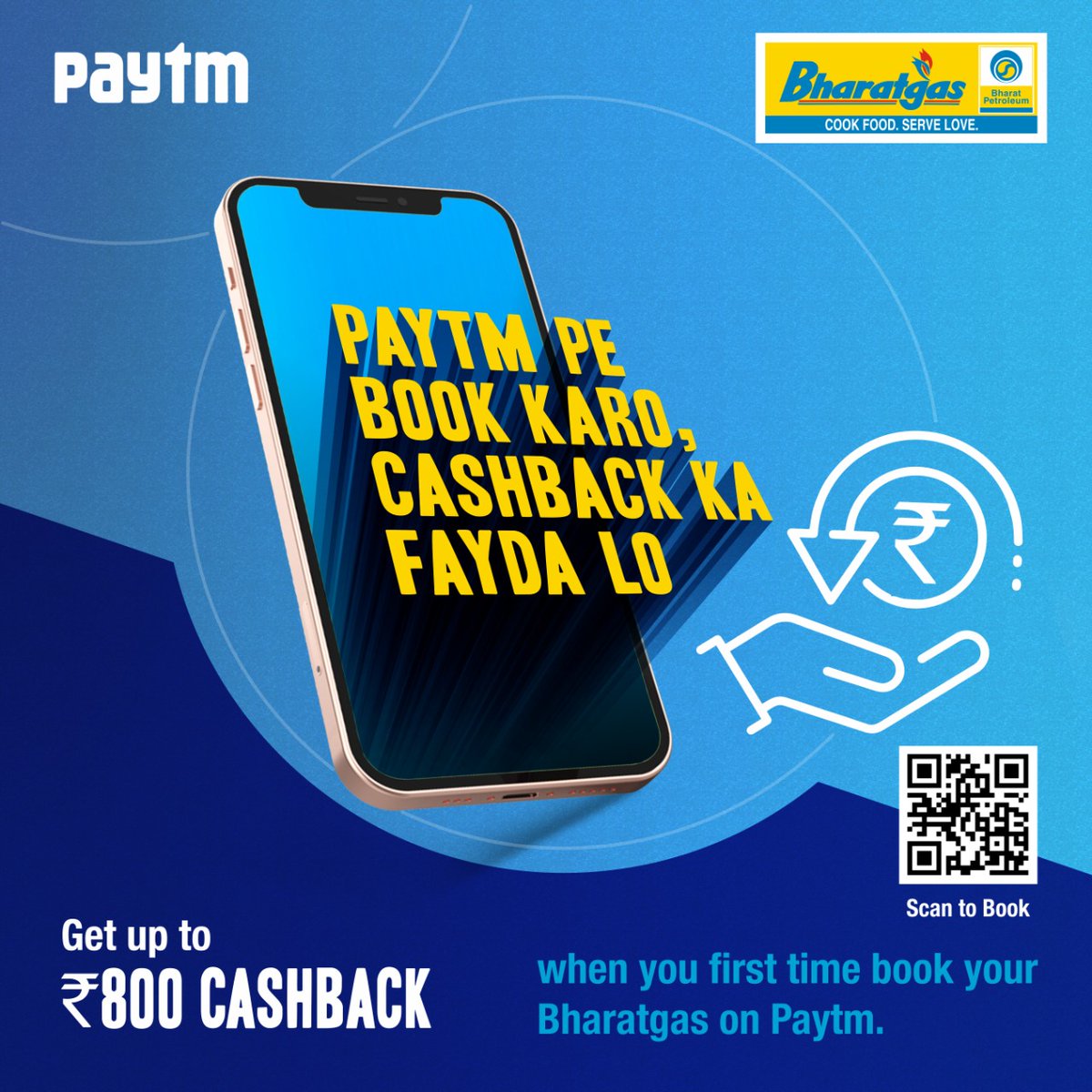goa_maha's tweet photo. सभी भारतगैस कस्टमर के लिए सुनहरा अवसर
PAYTM पे बुक करो Cashback का फायदा लो
Use Paytm for Booking and enjoy Cash Back
@Santosh72087448 
@vijaytilak1 @TVPANDIYAN1 @sudiptom1968 
@Paytm https://t.co/jNnBQAG95S https://t.co/Gyzow9ZvR7