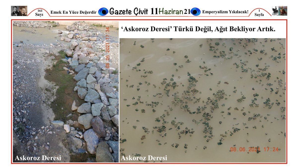 Organel_BMI_Ltd's tweet photo. Gazete Çivit
Sayı.161 11.06.21
Askoroz Kalmadı,Deresi Gitti Taşı,Çamuru Kaldı/HES Dereleri Yok Etmekle Kalmadı,Rize'yi Yok Etti/Rize'de,Taşocakları ve HES'lerin Yaptığı Yıkım, Bir Savaşla Gerçekleştirilemezdi
#Rize #Askoroz #HES #Taşocağı #İkizdereTasOcağıOlmasın #Akarsu https://t.co/hHALT968I2
