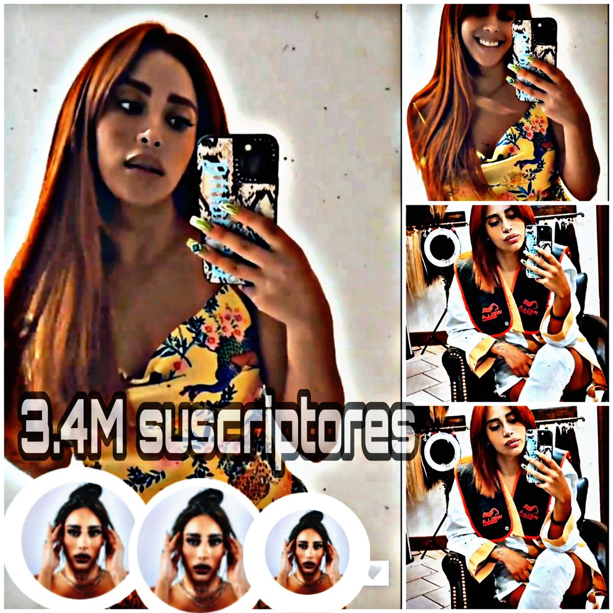 KIM_PRETTYS's tweet photo. La bebe acaba de llegar a 3.4millones  de suscriptores que felicidad ❤️🤞 https://t.co/MU6Xp9fSbj
