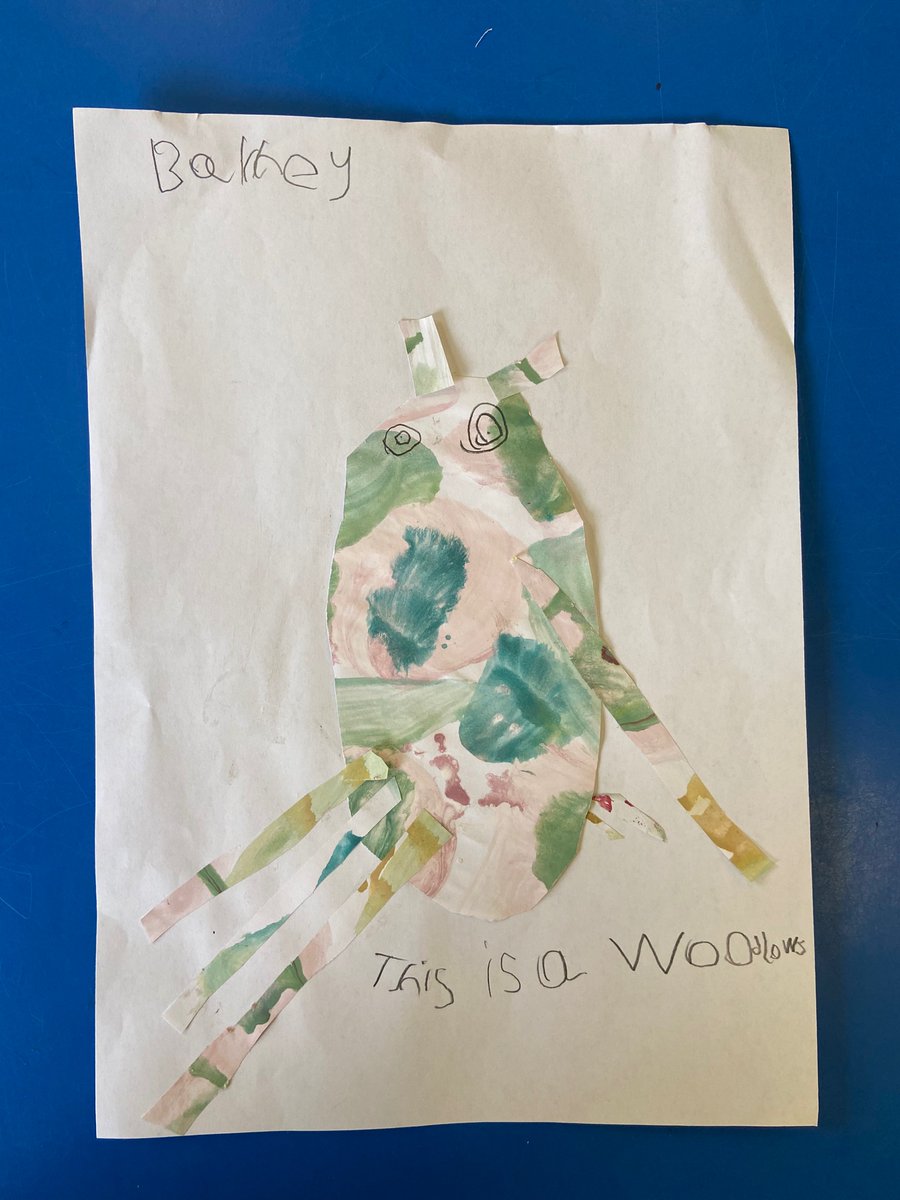 BogushMiss's tweet photo. Conkers have been loving art week! We began by painting paper in different colours. Then we cut the paper into different shapes to create different mini beasts! We were super impressed by the various mini beasts made! @Centralprimary  @MissCWhite1 https://t.co/A1rYA7E0wh