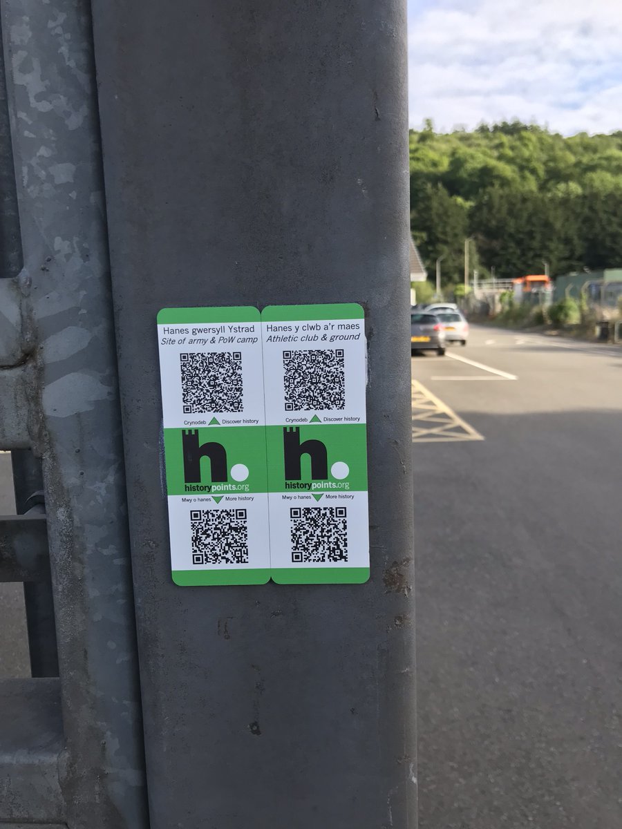 History Point QR plaques are now in place inside the Clubhouse &amp; outside on the main entrance gate. Members &amp; visitors alike can scan the codes on your phones, to reveal a brief history of the Club which is sited on the former WW2 US Army GI Camp &amp; later Prisoner of War Camp. 📱