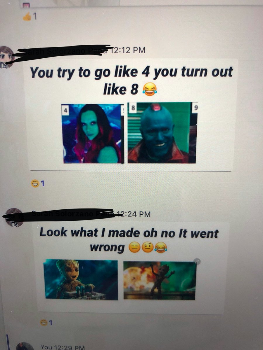 MissGalopoulos's tweet photo. When my students use my daily social emotional check in pictures as memes! 🤣 🥰
#remotegrade3 #alwaysmakingmelaugh https://t.co/tDWgaR3dKa