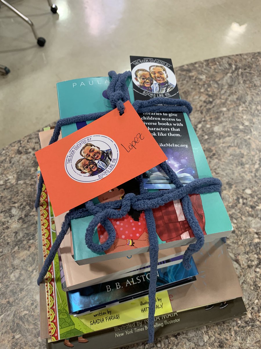 Thank you so much <a href="/BooksLikeMe1/">Books Like Me, Inc.</a> for the books! Can’t wait to put them in our library and share with our kids this summer! ❤️❤️<a href="/HCPSLopezElem/">Lopez Elementary</a> <a href="/hubofschool/">HCPS Library Media</a> <a href="/LMSK5/">John Milburn</a>