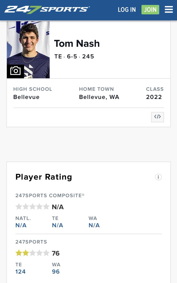 Thankful for the 2 ⭐️ ranking after only one season of football! <a href="/BrandonHuffman/">Brandon Huffman</a> <a href="/RylandSpencer/">Ryland Spencer™</a> <a href="/BellevueFB/">Bellevue Wolverines Football Family</a> <a href="/CoachMcKinney20/">Lorenzo McKinney</a>