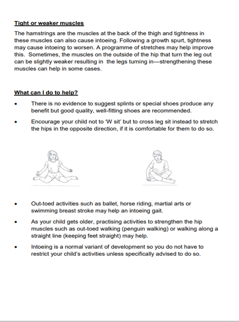 CNWL_PaedTherap's tweet photo. Does your child turn his feet inwards when walking?
Read below for more information and tips. @LNWH_NHS @TheAPCP #paedsphysio #gait #intoeing
#paedsmsk https://t.co/KAbOG3CCh9