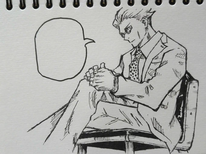 今日は津田健次郎さんの誕生日です。お誕生日おめでとうございます😊なのでナナミンを描きました。吹き出しは空白です。好きなセリフを脳内再生して頂ければ幸いです。

#津田健次郎生誕祭2021 