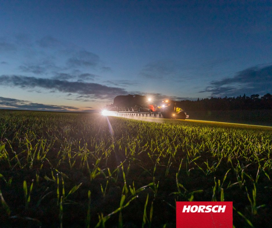 With NightLight a good control of the spraying cone is possible even at night or at dawn. Two LED spots are sufficient for booms up to 45 m. The optional, automatic cleaning guarantees operational safety. And the powerful LEDs also illuminate the surroundings in an optimum way. https://t.co/oqArs1xrdX