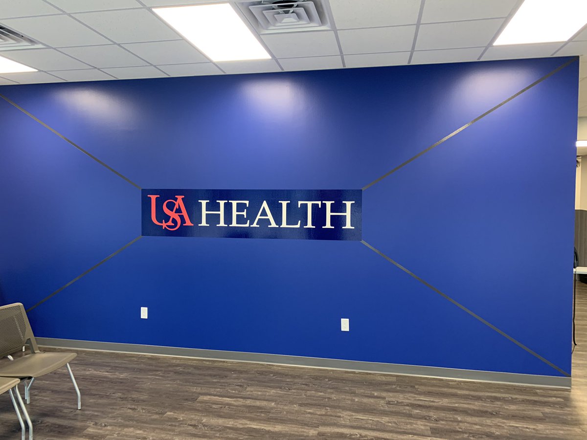 Signpromobile's tweet photo. New wall graphic for @usaunivhospital Industrial Medicine. #signpromobile. https://t.co/GLSzxLZMfV