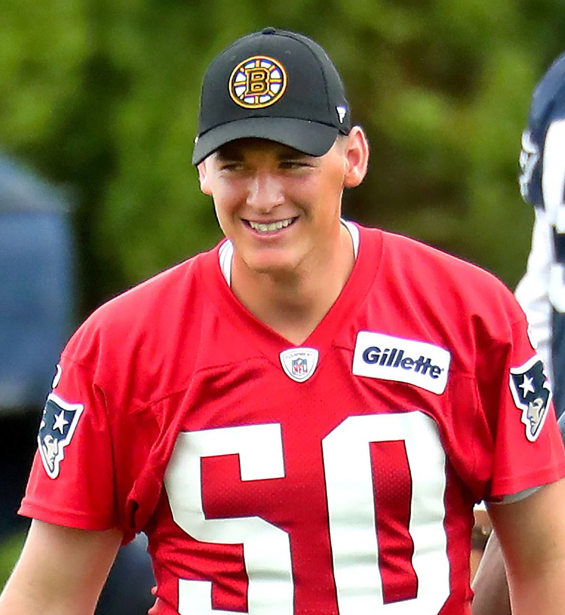 GuyBostonSports's tweet photo. Mac Jones on his relationship with Cam Newton:

“He’s done an awesome job being a good mentor... He calls me Mac and Cheese, so I've got my nickname." https://t.co/jW2HqtGAqD