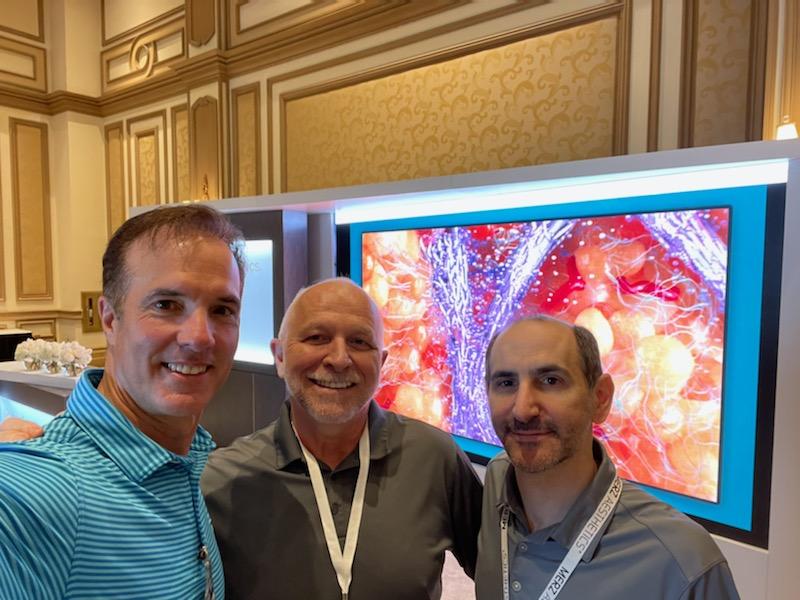 Couldn't resist another tweet of smiling Visual people this week! Some folks representing at the Vegas Cosmetic Surgery show. Excited for our multiple clients exhibiting and for everyone behind the scenes making it happen!