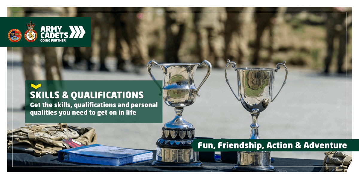 The skills you learn as a cadet can help you stand out from the competition, whether you are applying for college or university, or looking for your first job. Get #skills, #qualifications and personal qualities by joining the #ArmyCadets #GoingFurther
armycadets.com/cadets/skills-…