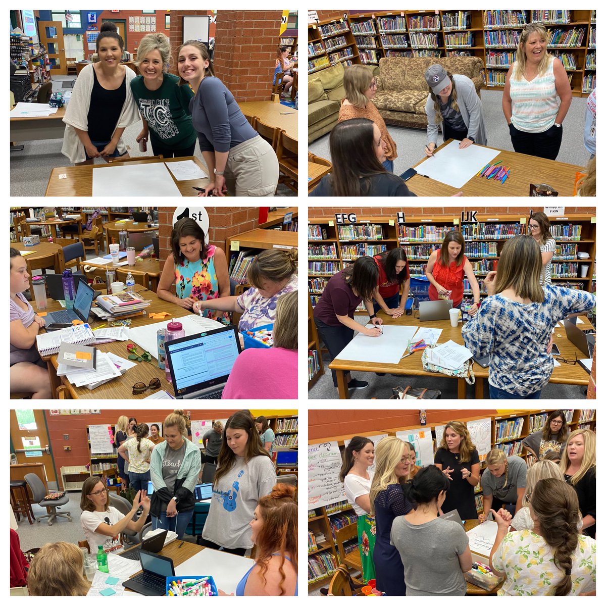 Day 4️⃣ of Reading 360 Training - DC teachers working on pictorial representations of TNFSCS Assessment Tools <a href="/mrsDteaches/">Kate Dawson</a> <a href="/DCS_TN/">Dickson Co Schools</a> #Reading360