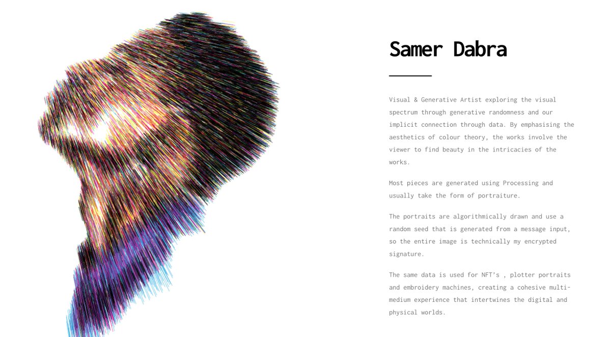 Visual &amp; Generative Artist <a href="/Spongenuity/">Spongenuity.</a>
Instagram: instagram.com/spongenuity/