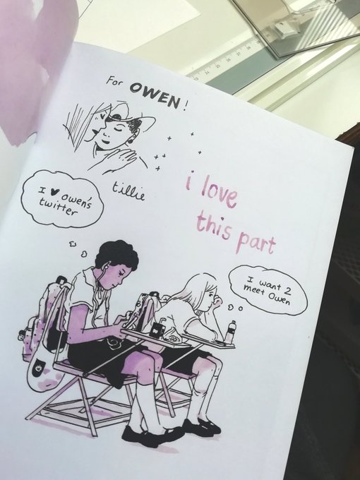 Found out my first edition @AveryHillPubl Tillie Walden books might be worth something, but think I'll hold on to mine.
(Footnote: Tillie got her wish, and subsequently left Twitter. Which is absolutely fair enough tbh) 