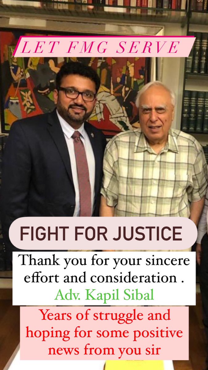medic_mania's tweet photo. Final hearing for #fmg11.06.2021 , ✅HISTORY might create and justice may happen for #fmg #letfmgeserve ✅@KapilSibal is going to fight with his sincere effort free of cost.✅ to recruit fmg with cuttoff marks 35% ✅let’s hold hand and pray⚖️ @cardiology08  @PMOIndia @DrHVoffice https://t.co/xZr8P69g0S