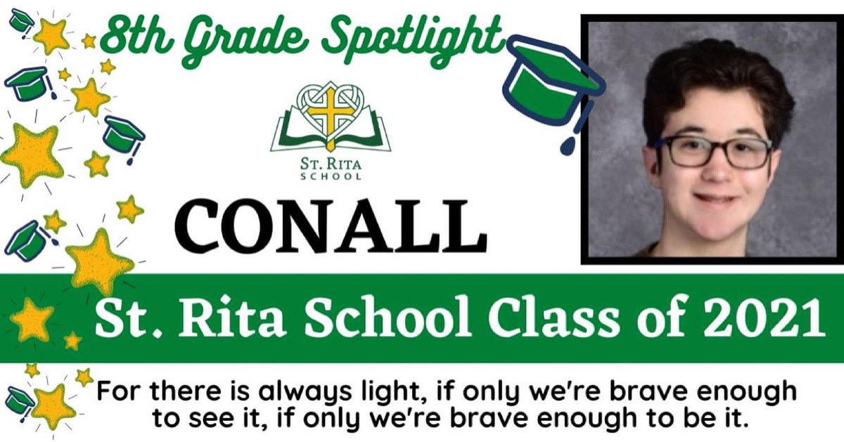 We are shining a Spotlight on the SRS Class of 2021! We know you will do great things, and will shine bright for all the world to see. Congratulations and God Bless.
#SRSCrusaders2021 #stritaspirit #catholicschool #catholiceducation #ctschools