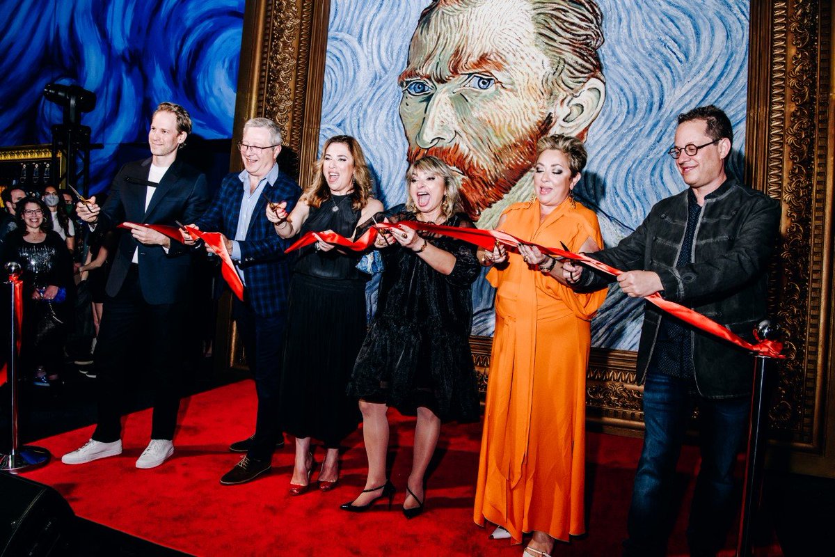 It’s official, New York! 🎀 ✂️ We cut the ribbon for the Immersive Van Gogh Experience on Pier 36. 
 
Come join us at the 🌻 ONLY 🌻 place in New York where you are just as vibrant as the colors in Van Gogh's paintings!
 
#ImmersiveVanGogh #LighthoseImmersive #VanGoghNYC #NYC