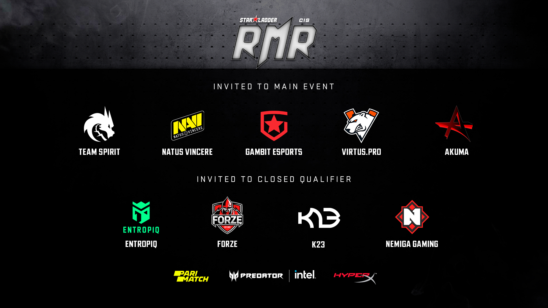 StarLadder CSGO on Twitter "💫 Introducing the teams that have been