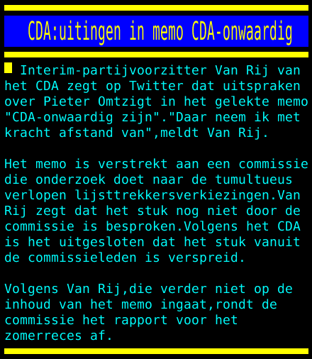 CDA-onwaardig