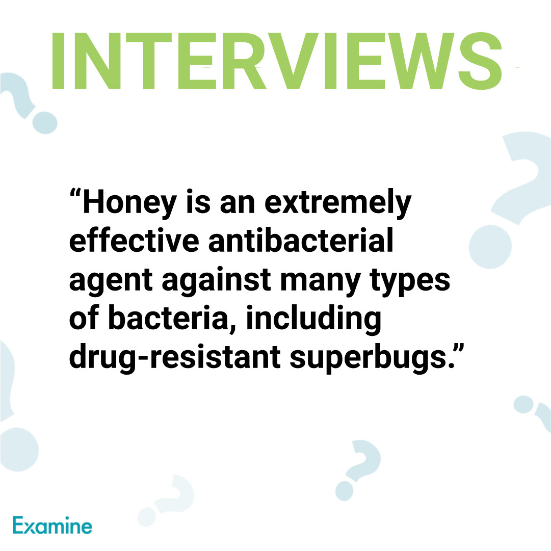 "Honey is an extremely effective antibacterial agent against many types of bacteria, including drug-resistant superbugs." -Dr. Nural Cokcetin, researcher at the ithree institute, University of Technology Sydney

Full Interview: examine.news/ymu

#examined #honey #beevomit