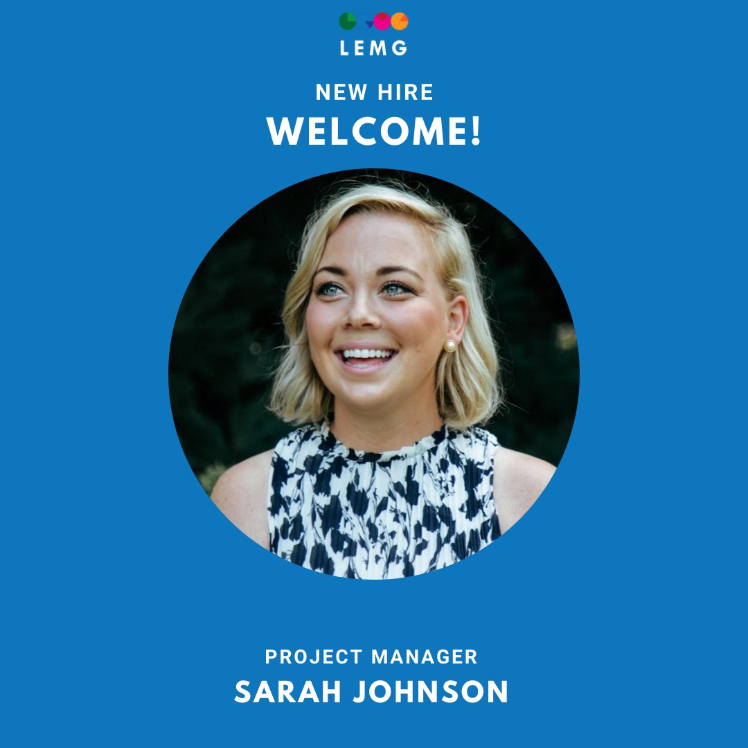 Welcome to Sarah Johnson who recently joined the LEMG team as a Project Manager. Great to have you onboard, Sarah!

#peopleoflemg