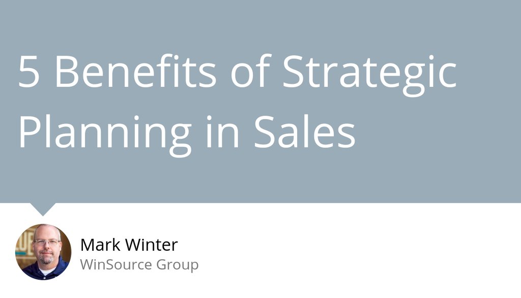 winsourcegroup's tweet image. When strategic planning is used effectively, every decision made in the organization is performed with these long-term goals in mind. 

Read the full article: 5 Benefits of Strategic Planning in Sales
▸ lttr.ai/huta

@markwintersales

#planning #Smartsalessimplified