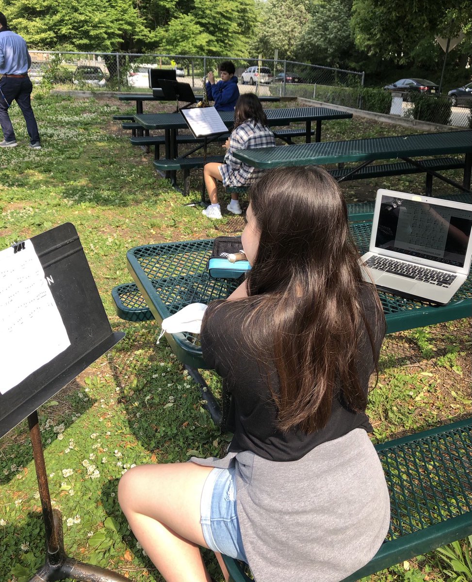 Outdoor band class at Buzz!