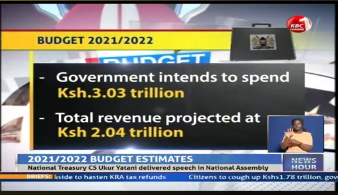 KBCChannel1's tweet image. Government unveils Kshs 3.03 trillion fiscal plan under the theme Building Back Better #KBCNewsHour ^CM @obrienkimani  @RayManyara