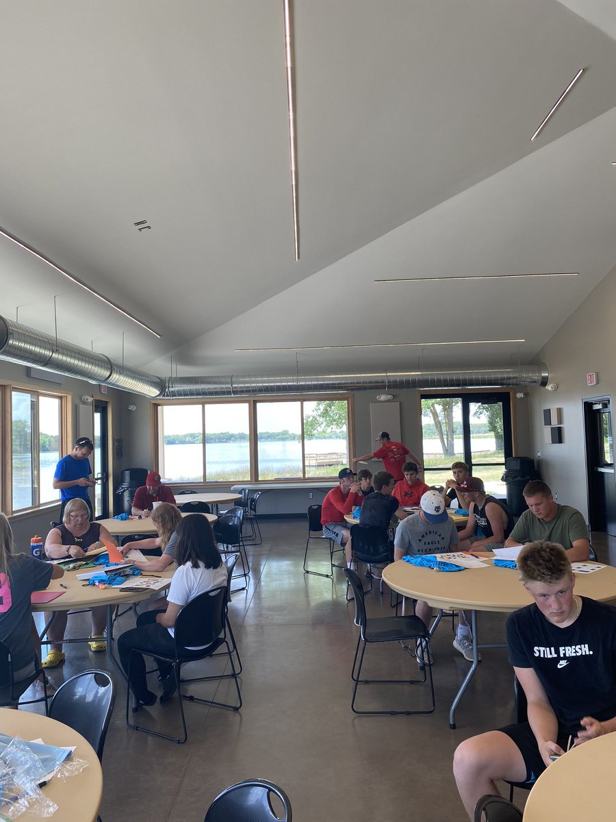 Parks and Rec staff getting ready to make it a great summer with programs starting this Monday!