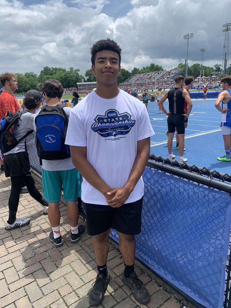 Alex Rogers places 4th in Shot Put at the KHSAA Class A State Championship with a State Top 50 throw of 45-7!